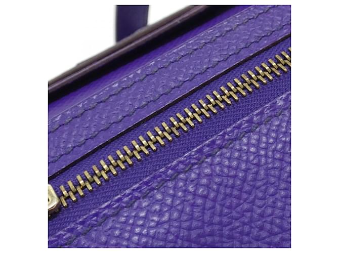 Hermès Hermes Bearn Classic Langbeutel Lila - Ansicht 9