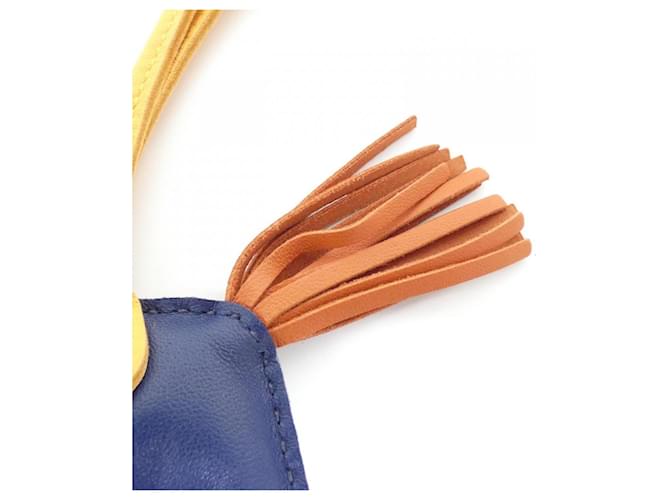Hermès Hermes Rodeo Accessory Bag Charm PM Blu - vista 3