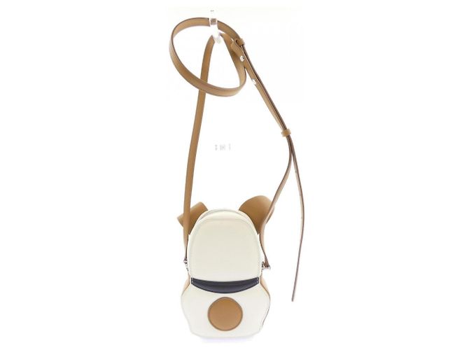 Borsa Christian Dior Dior Bobby Marrone Bianco - vista 3