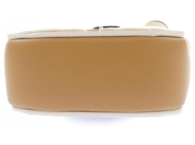 Borsa Christian Dior Dior Bobby Marrone Bianco - vista 4