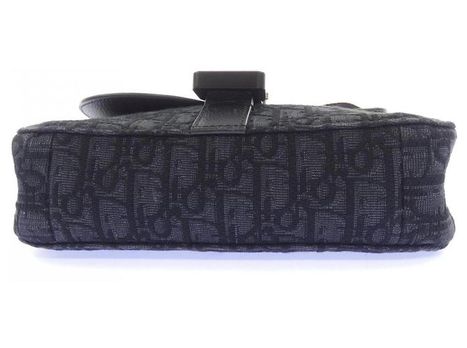 Borsa Messenger Christian Dior Saddle Flap Nero - vista 4