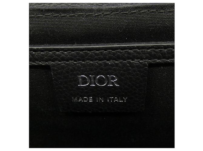 Borsa Messenger Christian Dior Saddle Flap Nero - vista 5