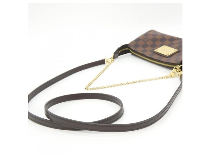 Borsa a tracolla Louis Vuitton Damier Eva Damier ebene - vista 7