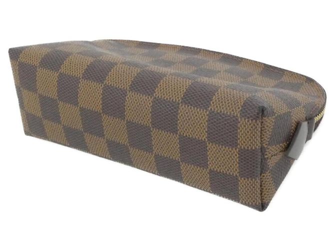 Louis Vuitton Damier Pochette Cosmetic PM Handbag Damier ebene - vista 2