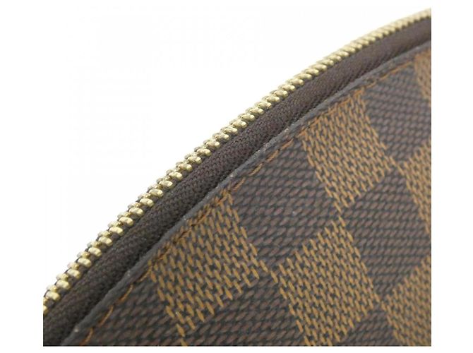 Louis Vuitton Damier Pochette Cosmetic PM Handbag Damier ebene - vista 4