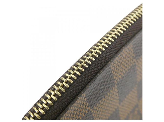 Louis Vuitton Damier Pochette Cosmetic PM Handbag Damier ebene - vista 5
