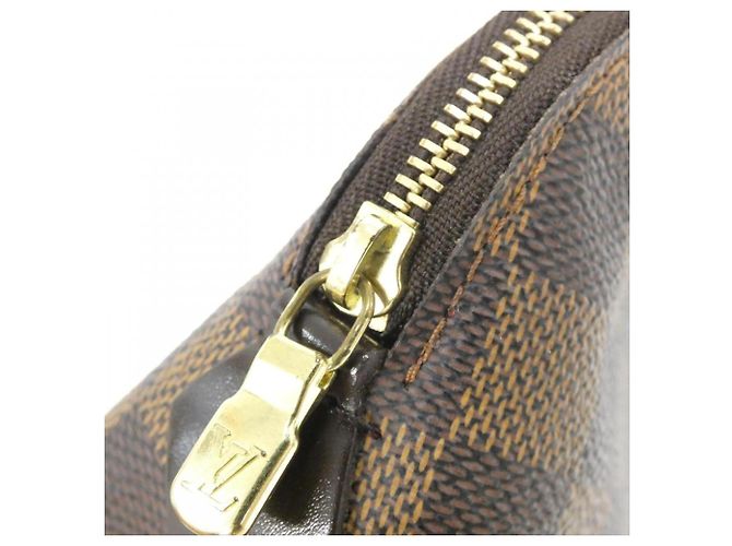 Louis Vuitton Damier Pochette Cosmetic PM Handbag Damier ebene - vista 6