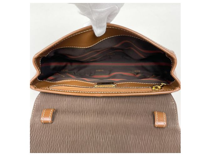 Loewe Velázquez 2-Way Lederhandtasche Braun - Ansicht 7