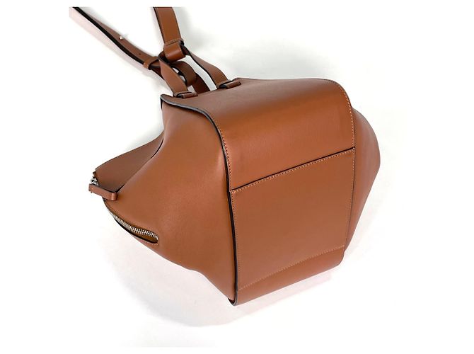 Bolsa Loewe Hammock Small Bolsa de mão em couro 2-Way Marrom - vista 2