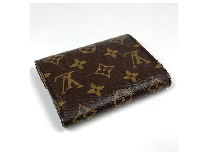 Louis Vuitton Portefeuille Victorine Tri-fold Wallet Marrone - vista 2
