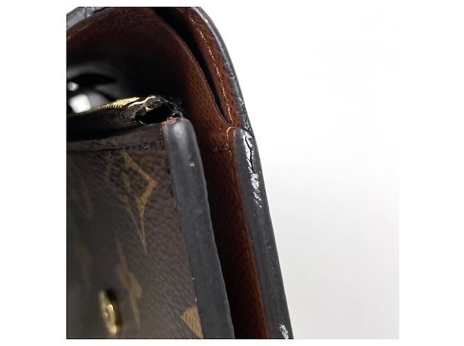 Louis Vuitton Portefeuille Victorine Tri-fold Wallet Marrone - vista 4