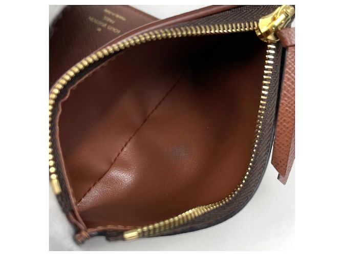 Louis Vuitton Portefeuille Victorine Tri-fold Wallet Marrone - vista 7