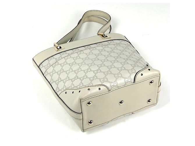 Bolso Tote Gucci Guccissima Blanco - vista 2