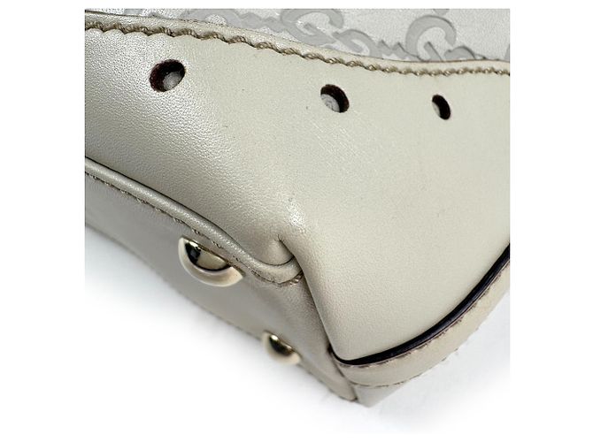 Bolso Tote Gucci Guccissima Blanco - vista 3