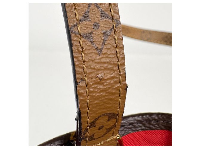 Borsa Tote Louis Vuitton OnTheGo GM Marrone - vista 6