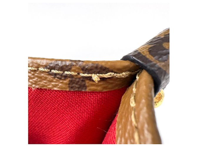 Borsa Tote Louis Vuitton OnTheGo GM Marrone - vista 8
