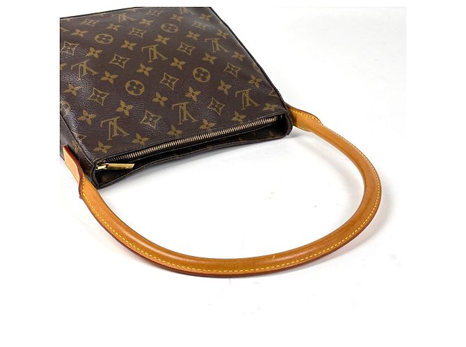 Borsa a tracolla Louis Vuitton Looping MM Marrone - vista 6