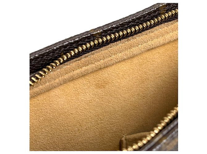 Borsa a tracolla Louis Vuitton Looping MM Marrone - vista 7
