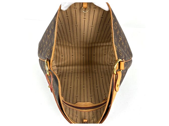 Borsa a tracolla Louis Vuitton Delightful MM Marrone - vista 8