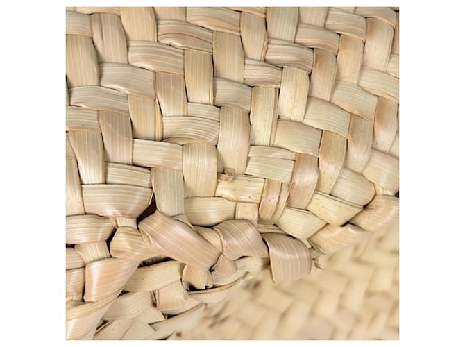 Loewe gewebte Raffia-Handtasche Braun Beige - Ansicht 3