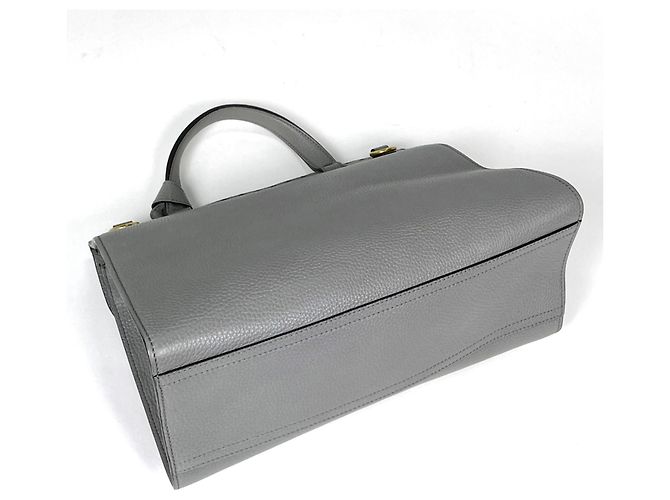 Borsa a mano in pelle Gucci GG Marmont 2-Way Grigio - vista 2