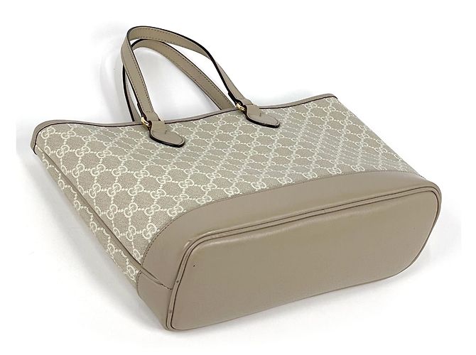 Borsa Tote Gucci Beige GG Supreme - vista 2