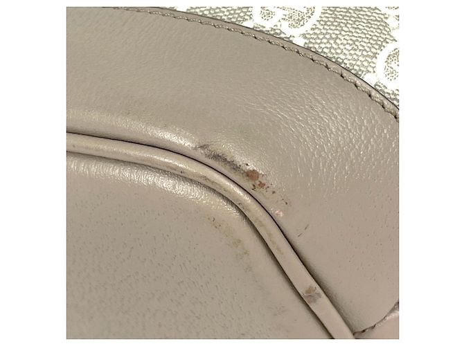 Borsa Tote Gucci Beige GG Supreme - vista 3