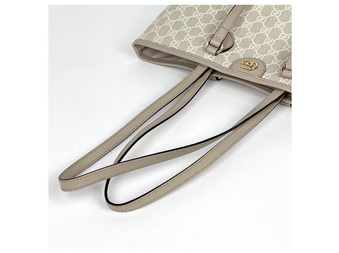 Borsa Tote Gucci Beige GG Supreme - vista 6
