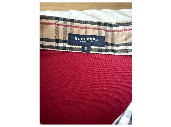 Polo Burberry Berrysty Vermelho - vista 4