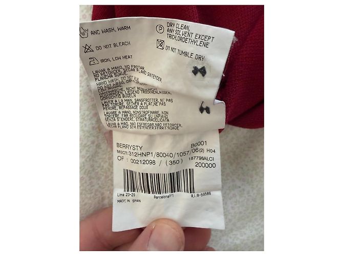 Polo Burberry Berrysty Vermelho - vista 7