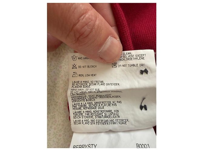 Polo Burberry Berrysty Vermelho - vista 8