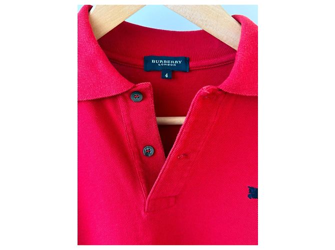 Nuova Polo Burberry Brinson Rosso - vista 3