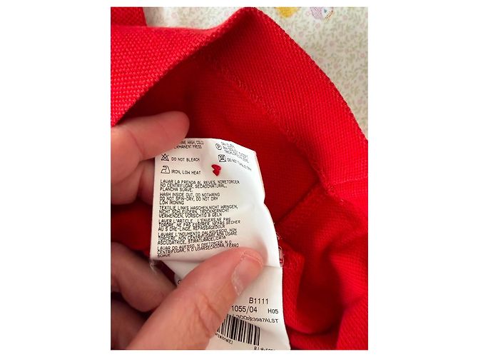 Nuova Polo Burberry Brinson Rosso - vista 7