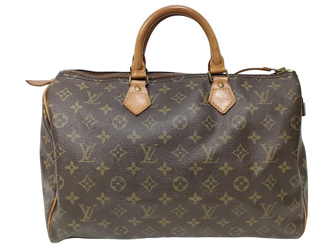Louis Vuitton Speedy Monogram 35 Marrone - vista 2