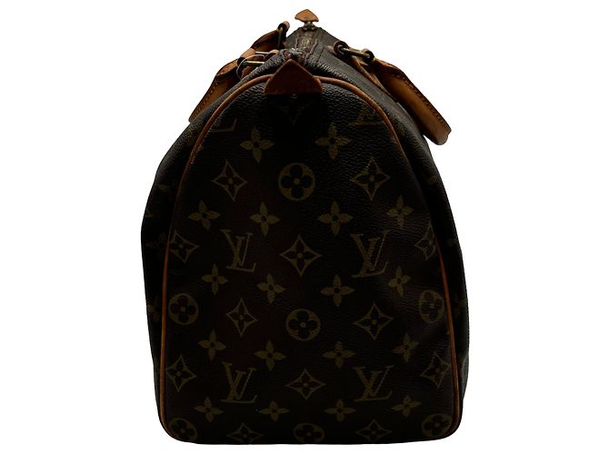 Louis Vuitton Speedy Monogram 35 Marrone - vista 4