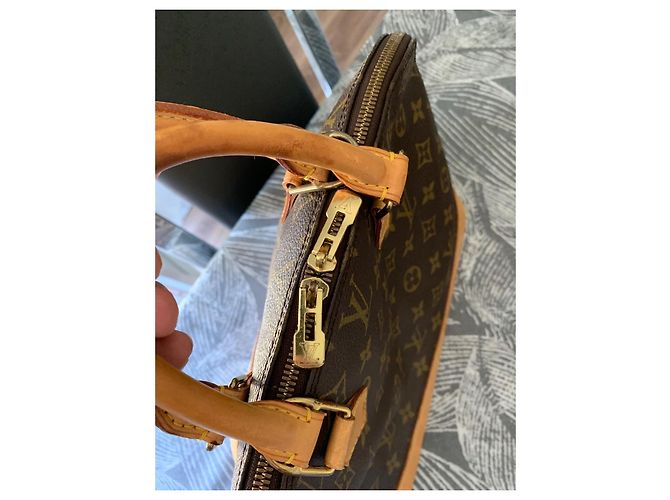 Vintage Louis Vuitton Alma GM Handtasche aus Monogram Canvas - Ansicht 6