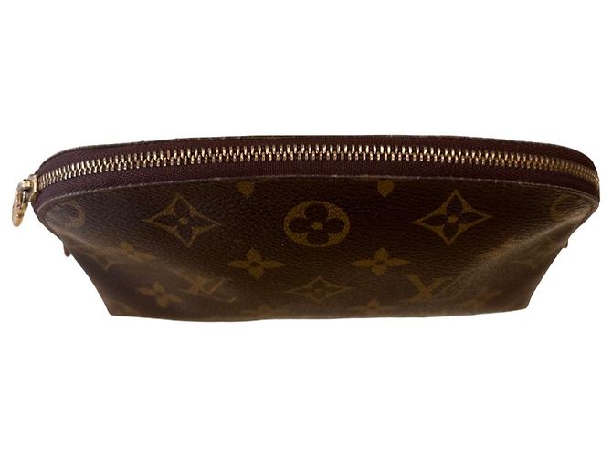 Necessaire Louis Vuitton Monogram Vernis Marrone - vista 2
