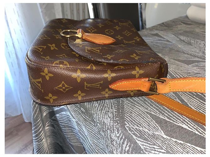 Bolso Louis Vuitton Saint Cloud Monogram marrón vintage Castaño - vista 10