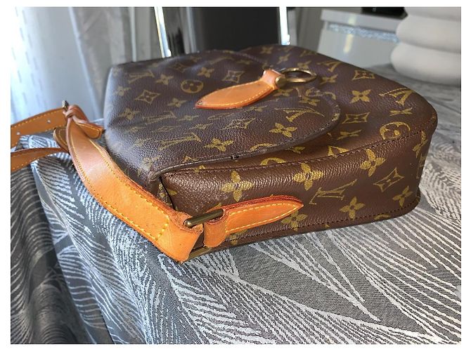 Bolso Louis Vuitton Saint Cloud Monogram marrón vintage Castaño - vista 11
