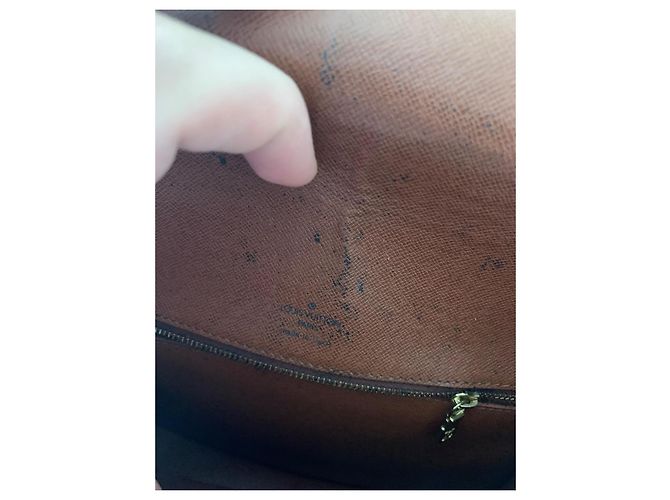 Bolso Louis Vuitton Saint Cloud Monogram marrón vintage Castaño - vista 5