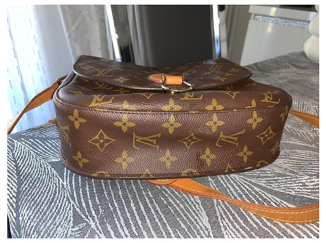 Bolso Louis Vuitton Saint Cloud Monogram marrón vintage Castaño - vista 7