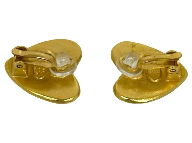 Orecchini Chanel Coco Mark motivo cuore D'oro - vista 5