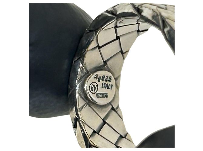 Anello Bottega Veneta Intrecciato in argento sterling 925 - vista 3