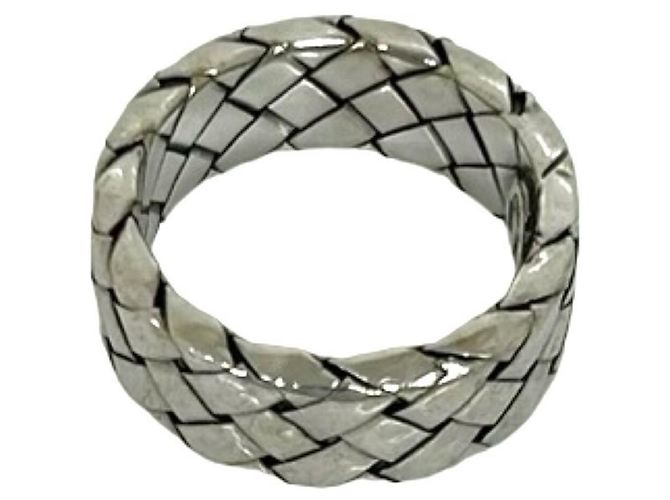 Anello Bottega Veneta Intrecciato in argento sterling 925 - vista 4