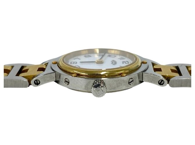Hermès HERMES Vintage Clipper Quartz Armbanduhr - Ansicht 6