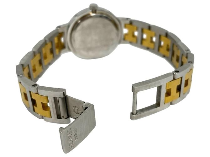 Hermès HERMES Vintage Clipper Quartz Armbanduhr - Ansicht 9