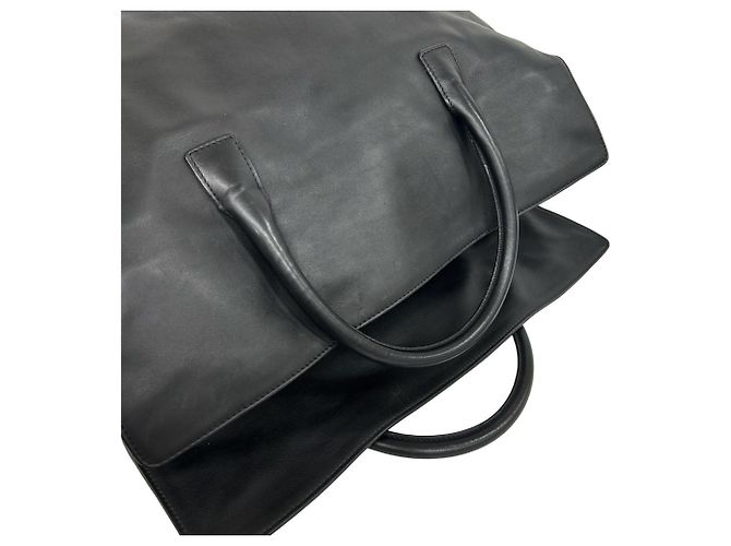 Borsa a mano in pelle Chanel Coco Mark Nero - vista 4