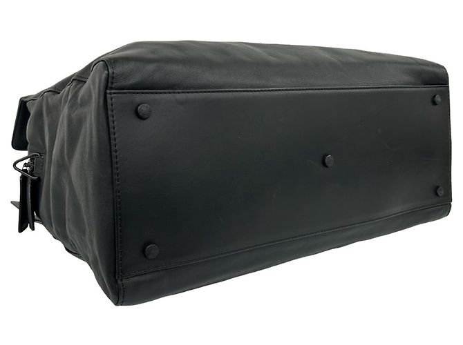 Borsa a mano in pelle Chanel Coco Mark Nero - vista 7