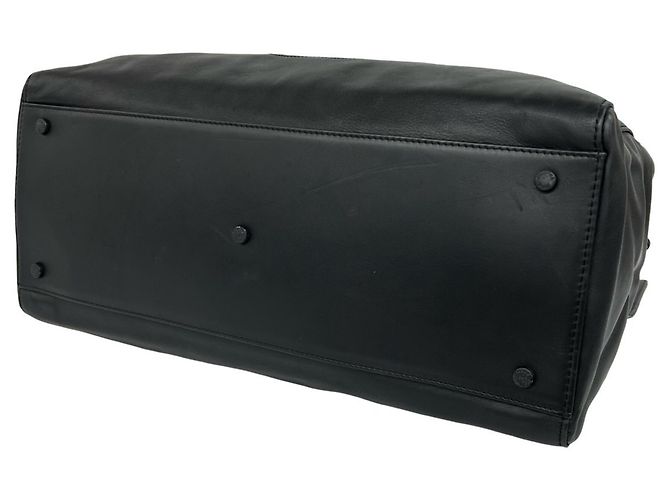 Borsa a mano in pelle Chanel Coco Mark Nero - vista 8