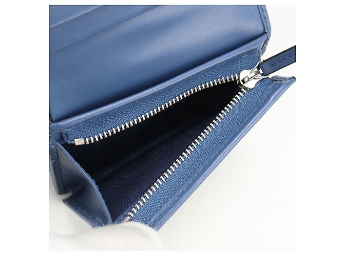 Cartera bi-fold Gucci en azul - vista 5